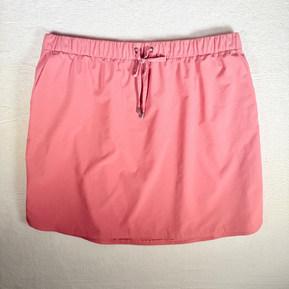 Reel Legends Performance Outfitters Pink Drawstring Waist Skirt XL activewear